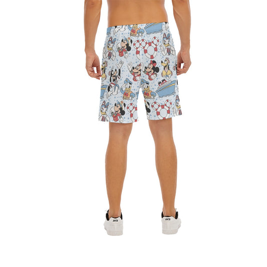 Sailor Cruise Stars - Men’s Pocket Beach Shorts