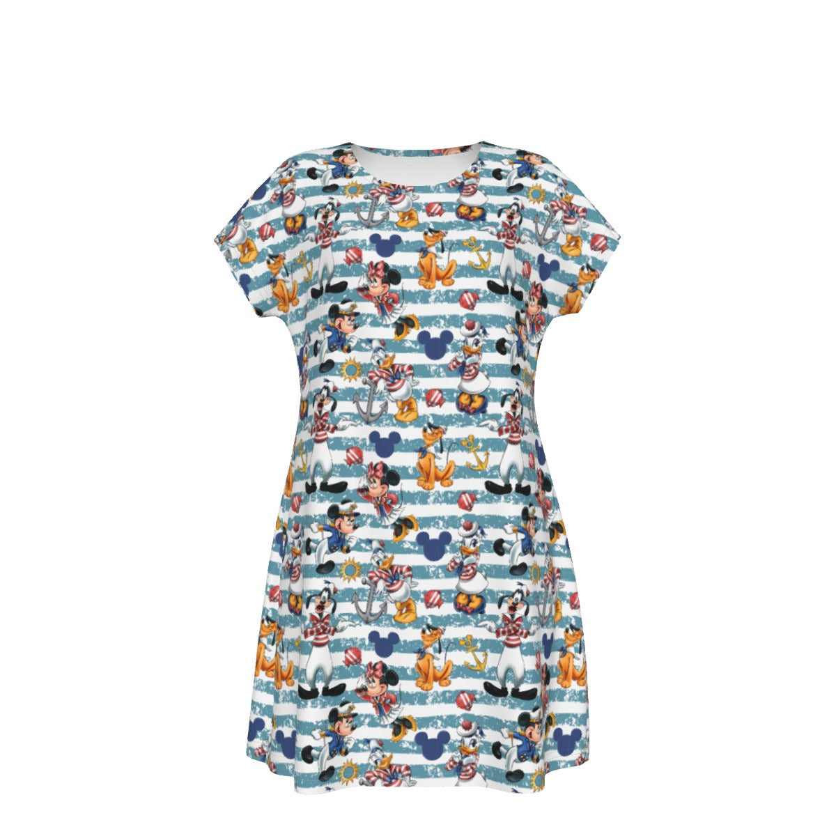 Cruise Crew on Deck - Women's T-Shirt Dress