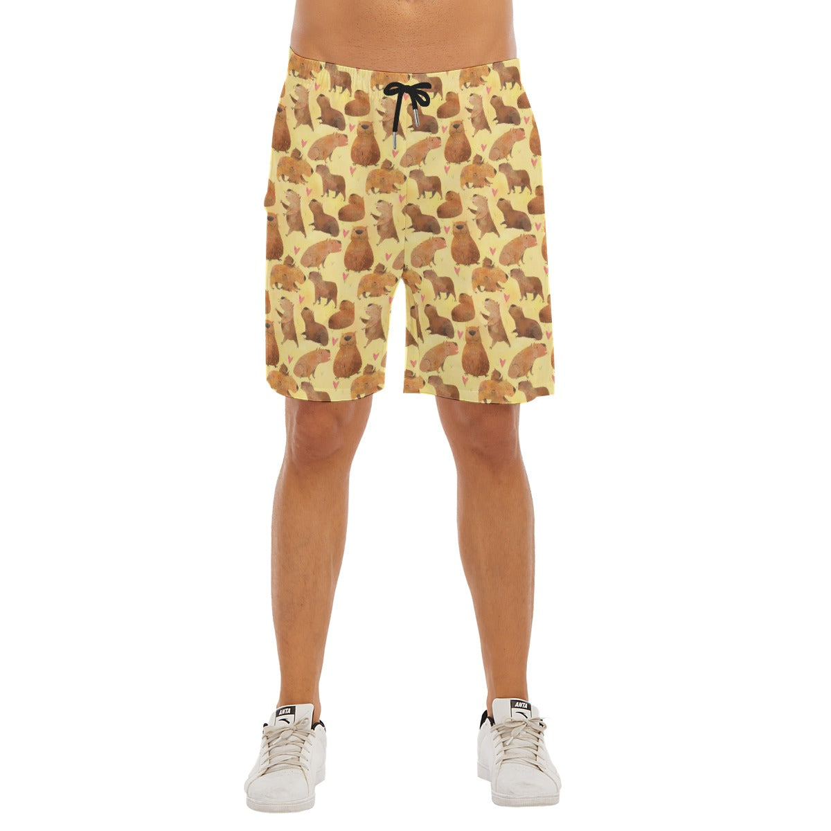 Capybara Love - Men’s Pocket Beach Shorts