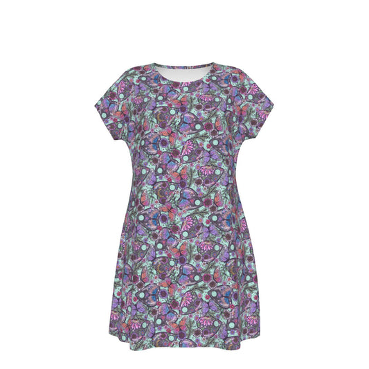 Butterfly Planchettes - Women's T-Shirt Dress