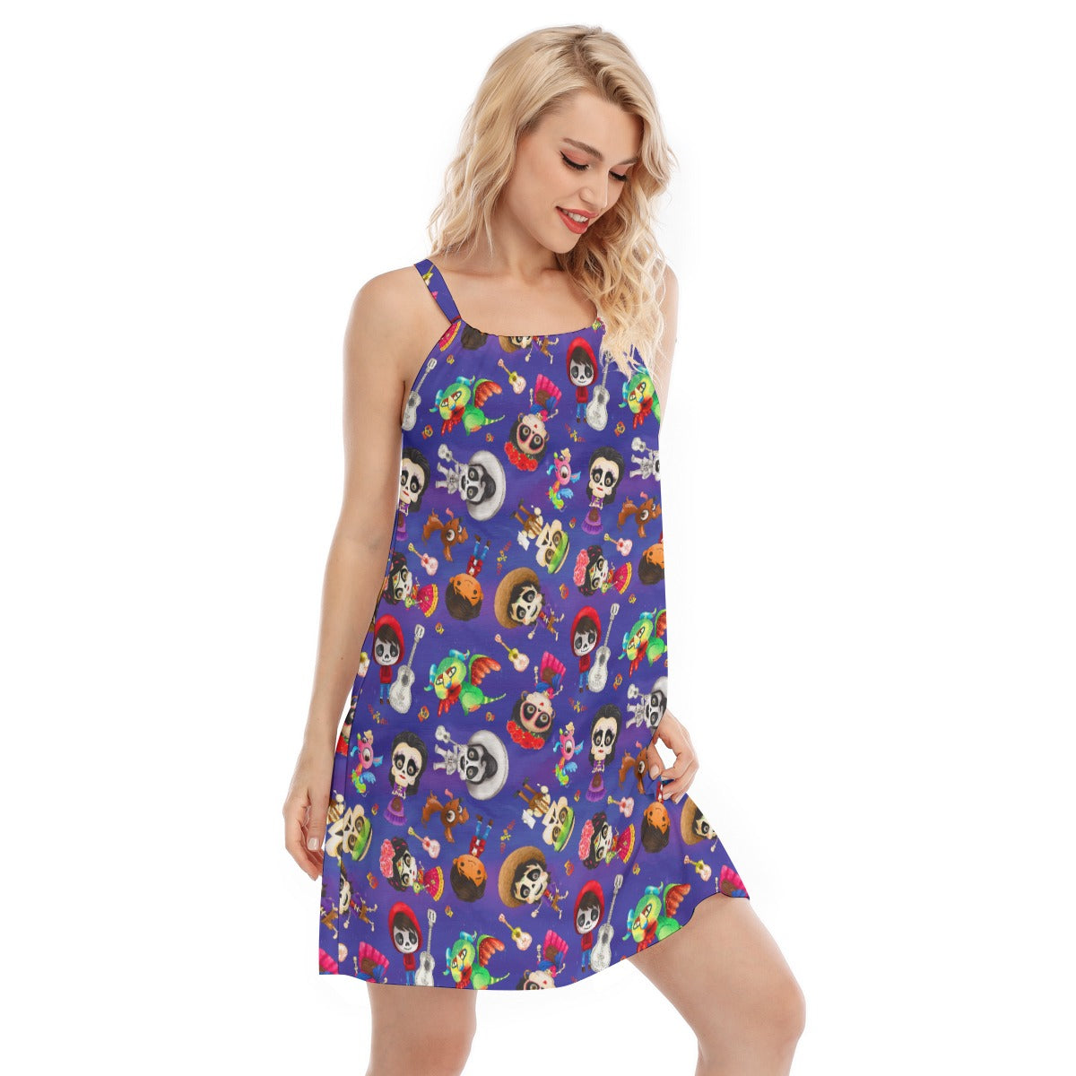 Poco Loco Día de Muertos - Women’s Adjustable Sundress