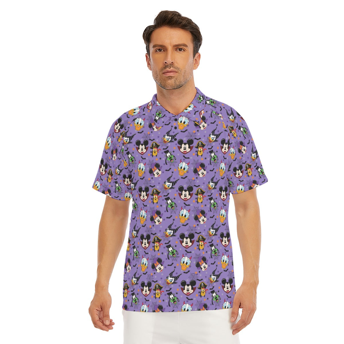 Halloween Friends in Costume - Men's Polo Shirt