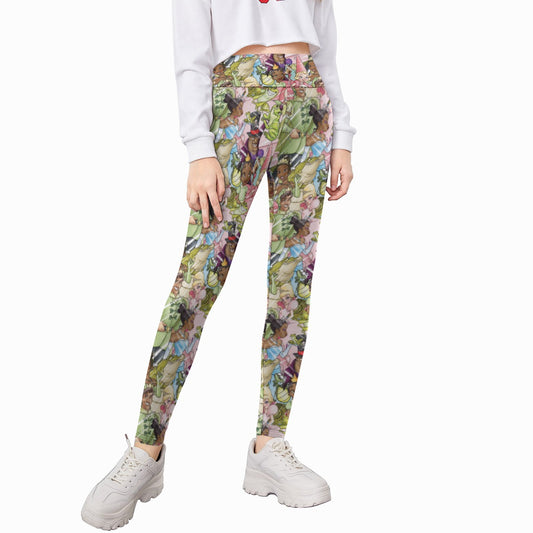 Bayou Royal Sketched - Kid's Leggings