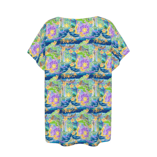 Lantern Festival Glow - Women’s Relaxed Fit Scoop Tee