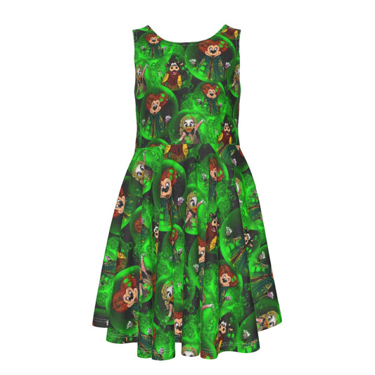 Wicked Witches’ Covenches - Kid's Sleeveless Skater Dress