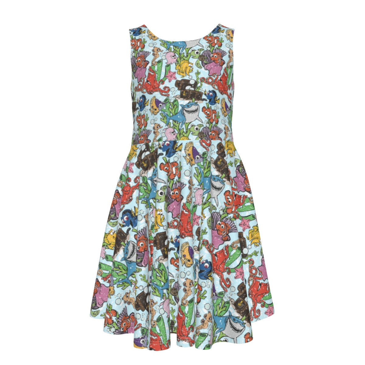 Fish Are Friends Reef - Kid's Sleeveless Skater Dress