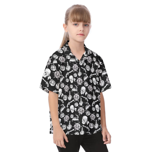 A Pirate Life - Kid's Hawaiian Button Up Shirt