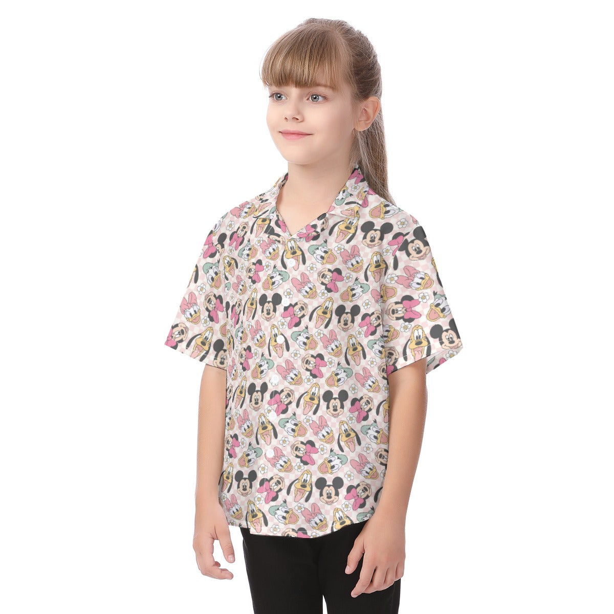 Pastel Picnic Party - Kid's Hawaiian Button Up Shirt