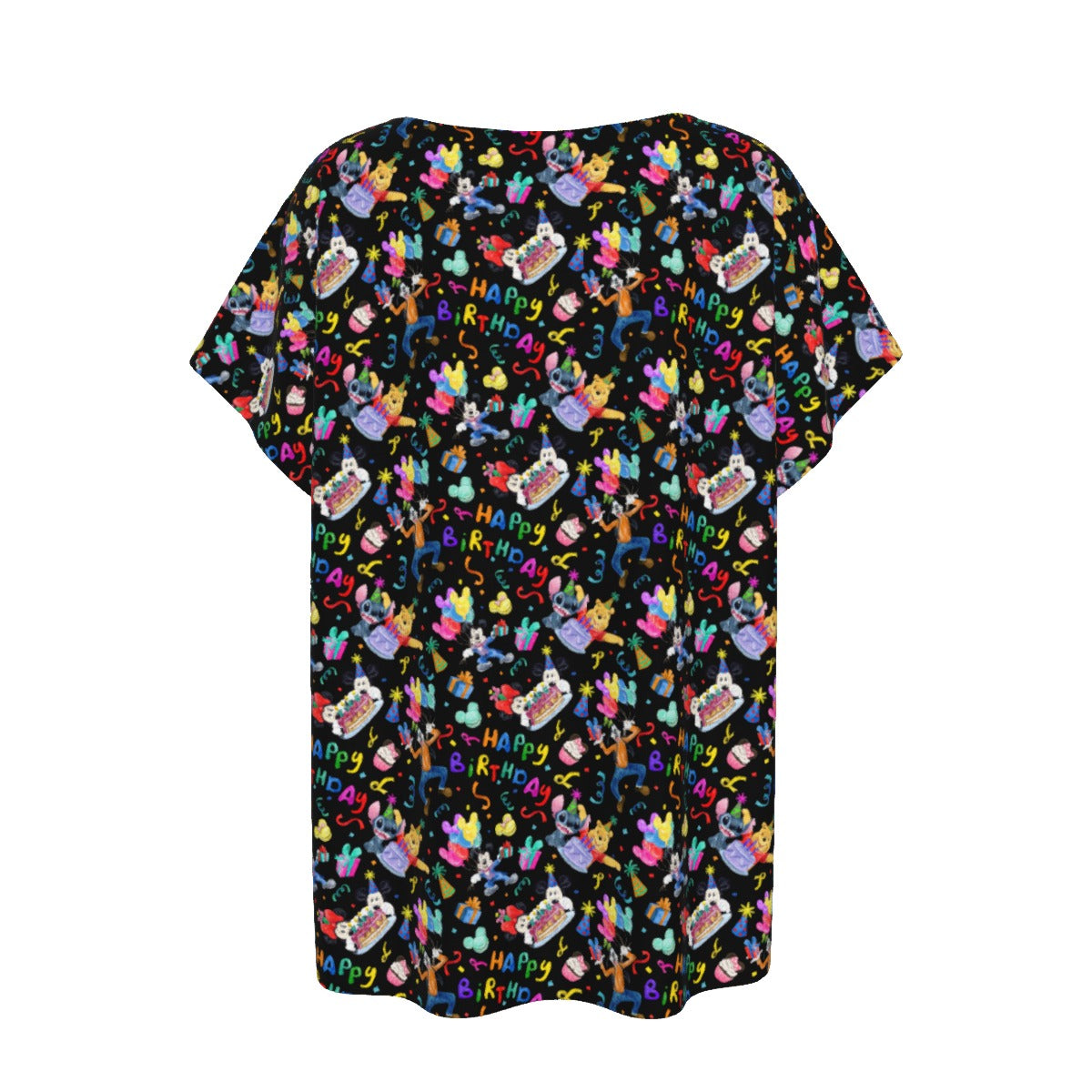 Happy Birthday Celebration - Women’s Relaxed Fit Scoop Tee