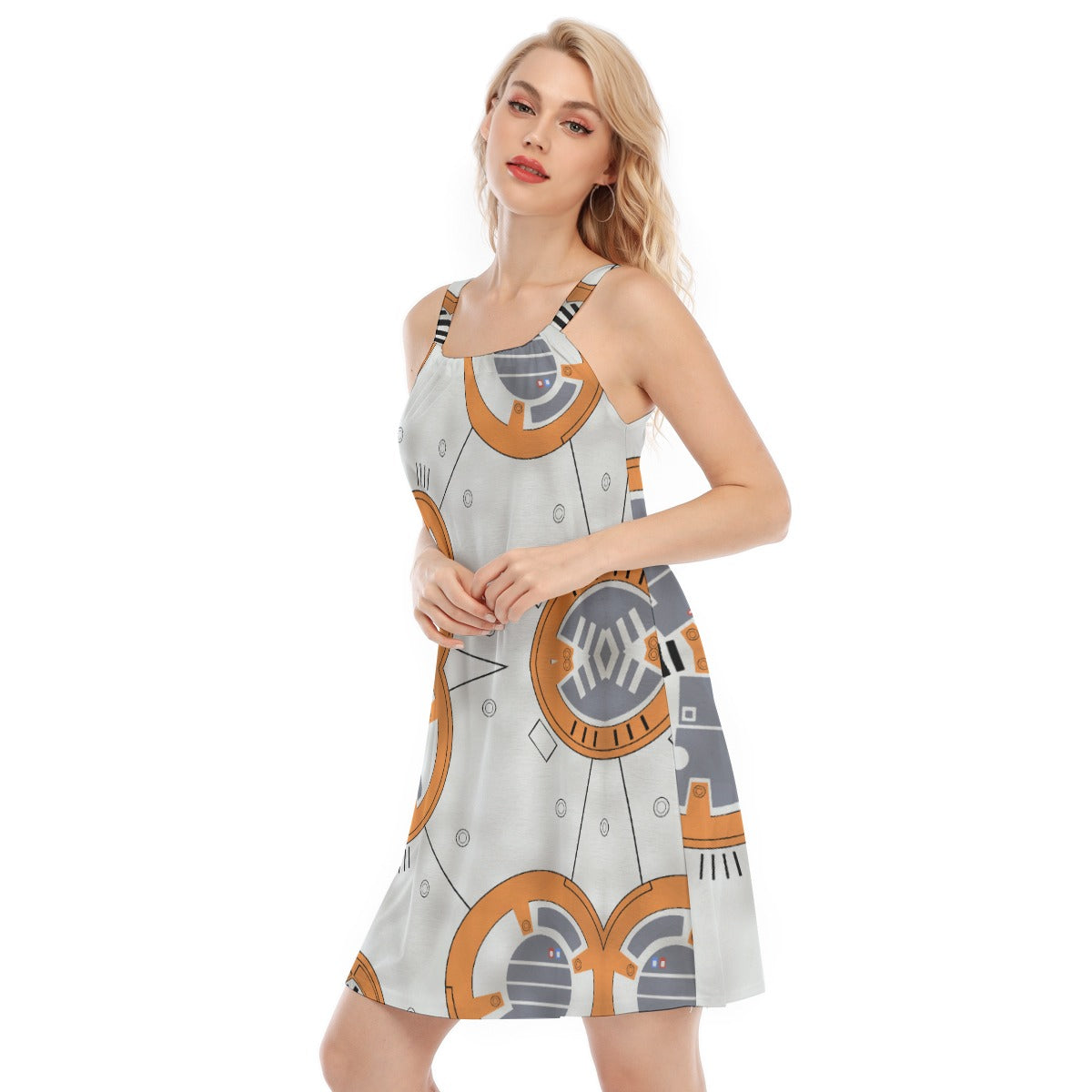 Little Round Droid - Women’s Adjustable Sundress