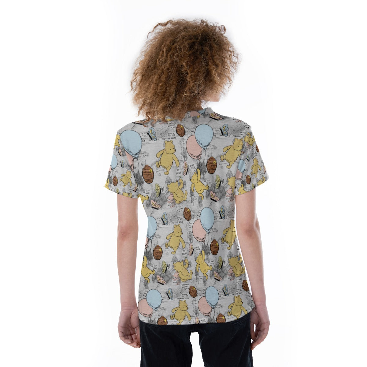Silly Old Bear - Women's Short Sleeve V-Neck T-Shirt