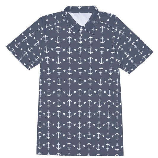 Anchors & Mouse Ears - Men's Polo Shirt