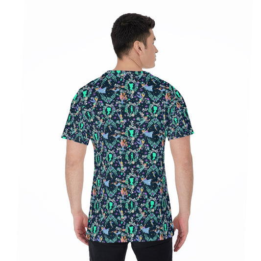 Garden Whimsy - Neverland Flight - Men's Short Sleeve T-Shirt
