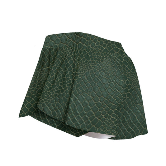 Animal Print - Alligator - Women's Flowy Pocket Shorts