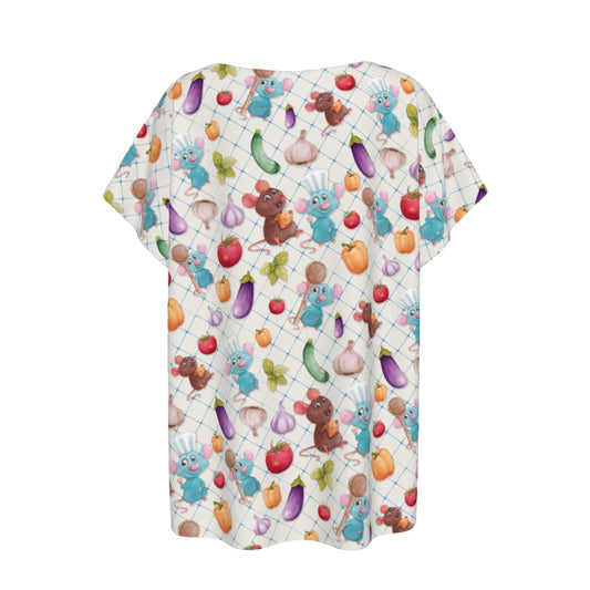 Ratatouille Veggies - Women’s Relaxed Fit Scoop Tee