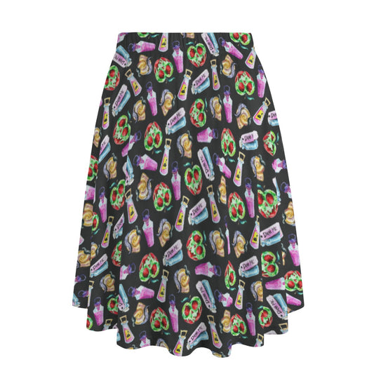 Pick Your Poison - Women’s Pocket Midi Skirt