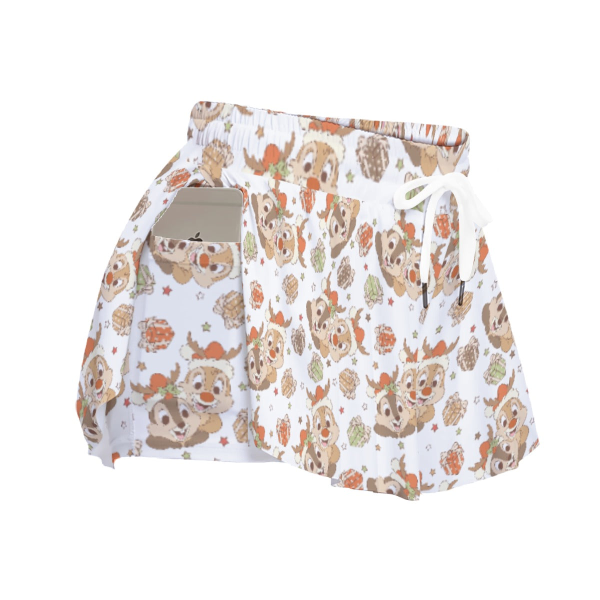 Holiday Mischief Duo - Women's Flowy Pocket Shorts