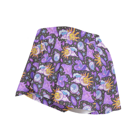 Mystical Manta Rays - Women's Flowy Pocket Shorts