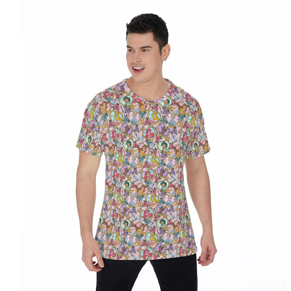 Tattoo Hearts Royal Icons - Men's Short Sleeve T-Shirt
