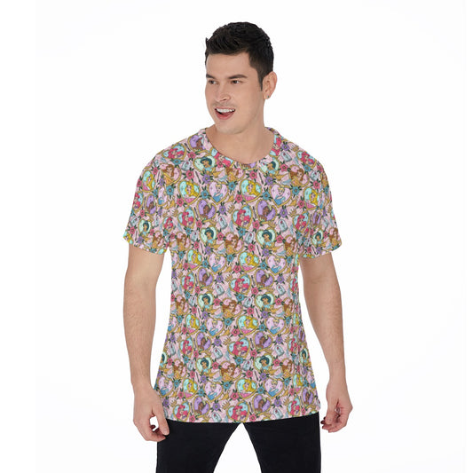 Tattoo Hearts Royal Icons - Men's Short Sleeve T-Shirt