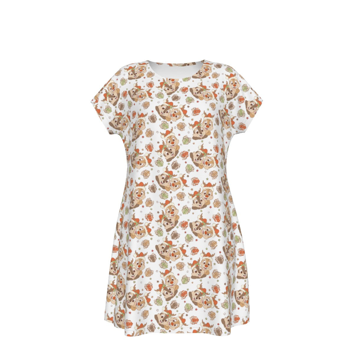 Holiday Mischief Duo - Women's T-Shirt Dress