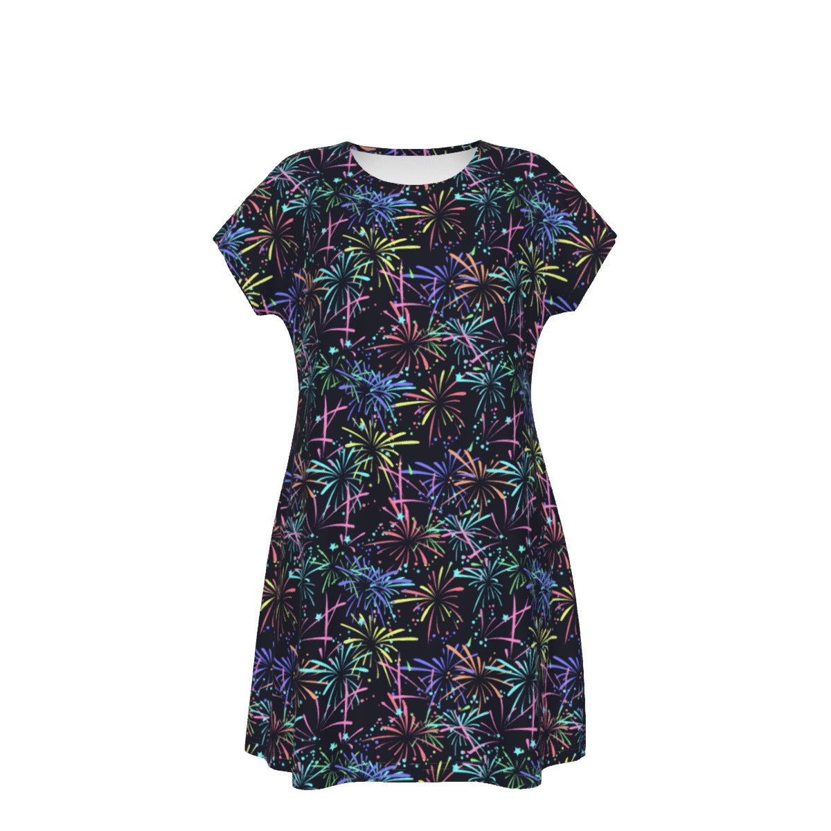 Fireworks - Women's T-Shirt Dress