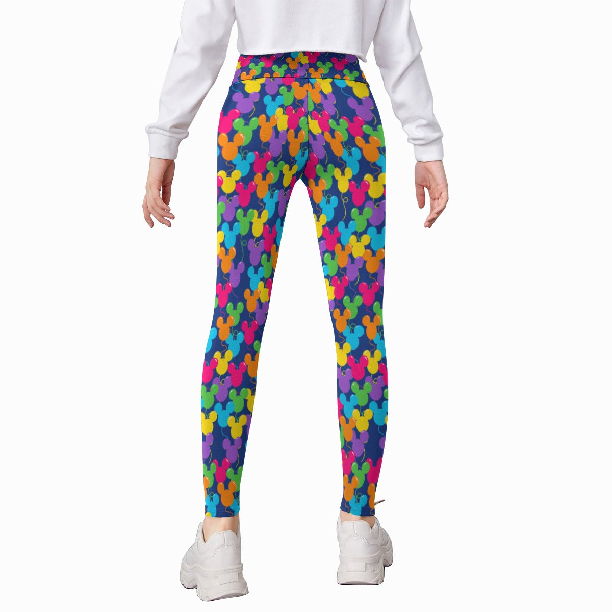 Bright Mouse Ear Balloons - Kid's Leggings