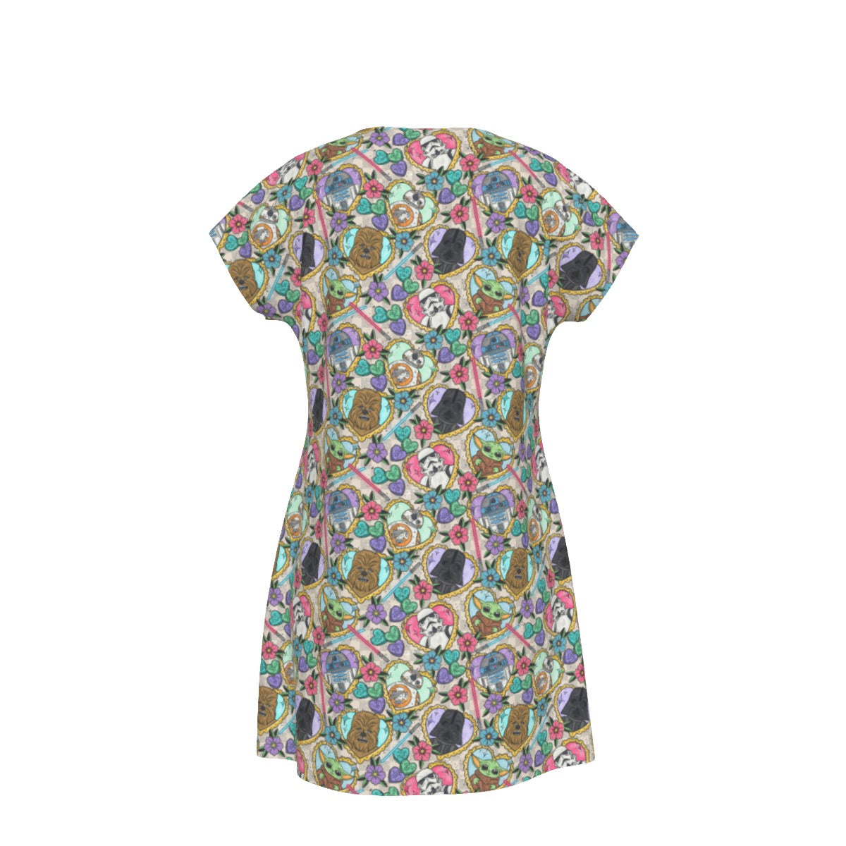 Tattoo Hearts Galactic Legends - Women's T-Shirt Dress