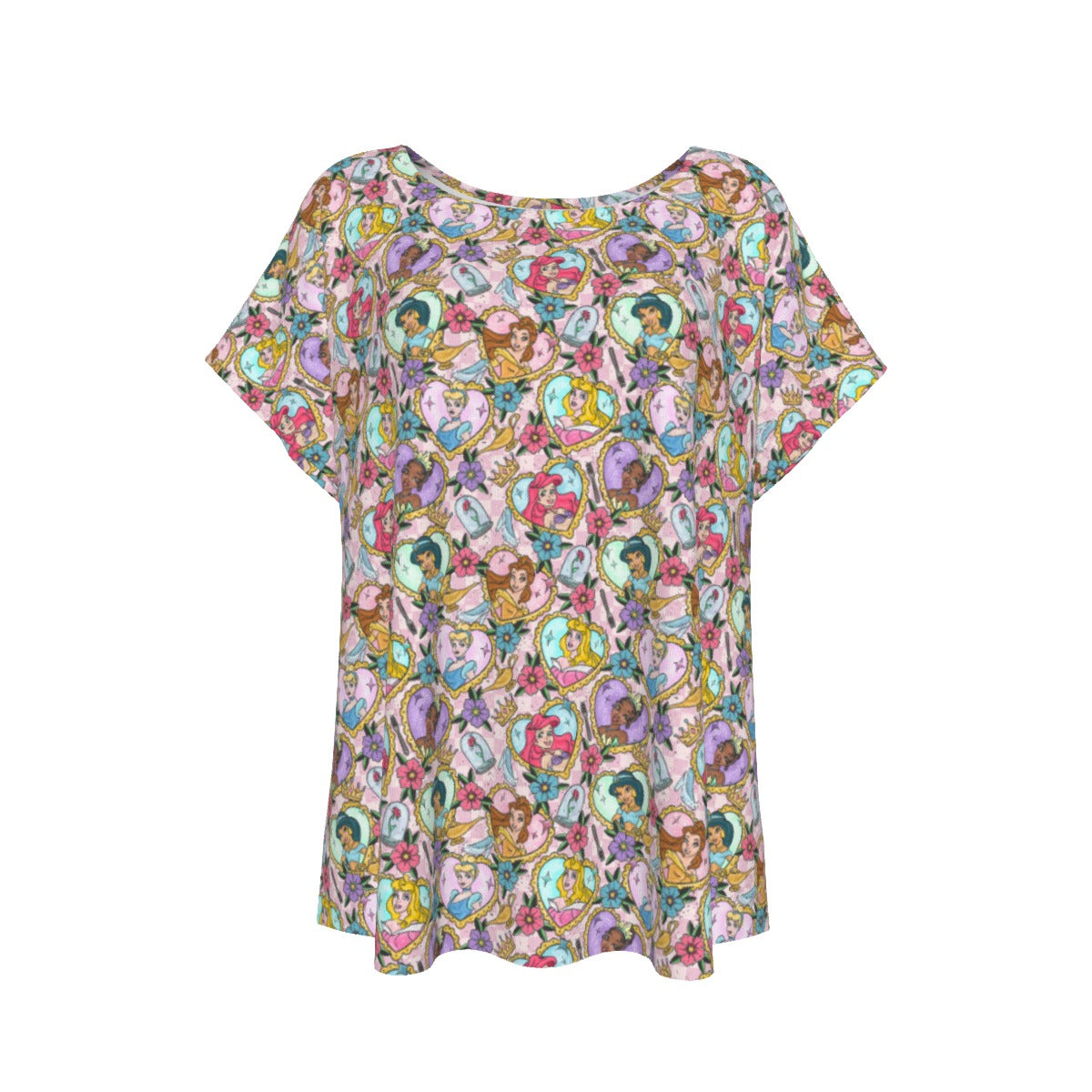Tattoo Hearts Royal Icons - Women’s Relaxed Fit Scoop Tee