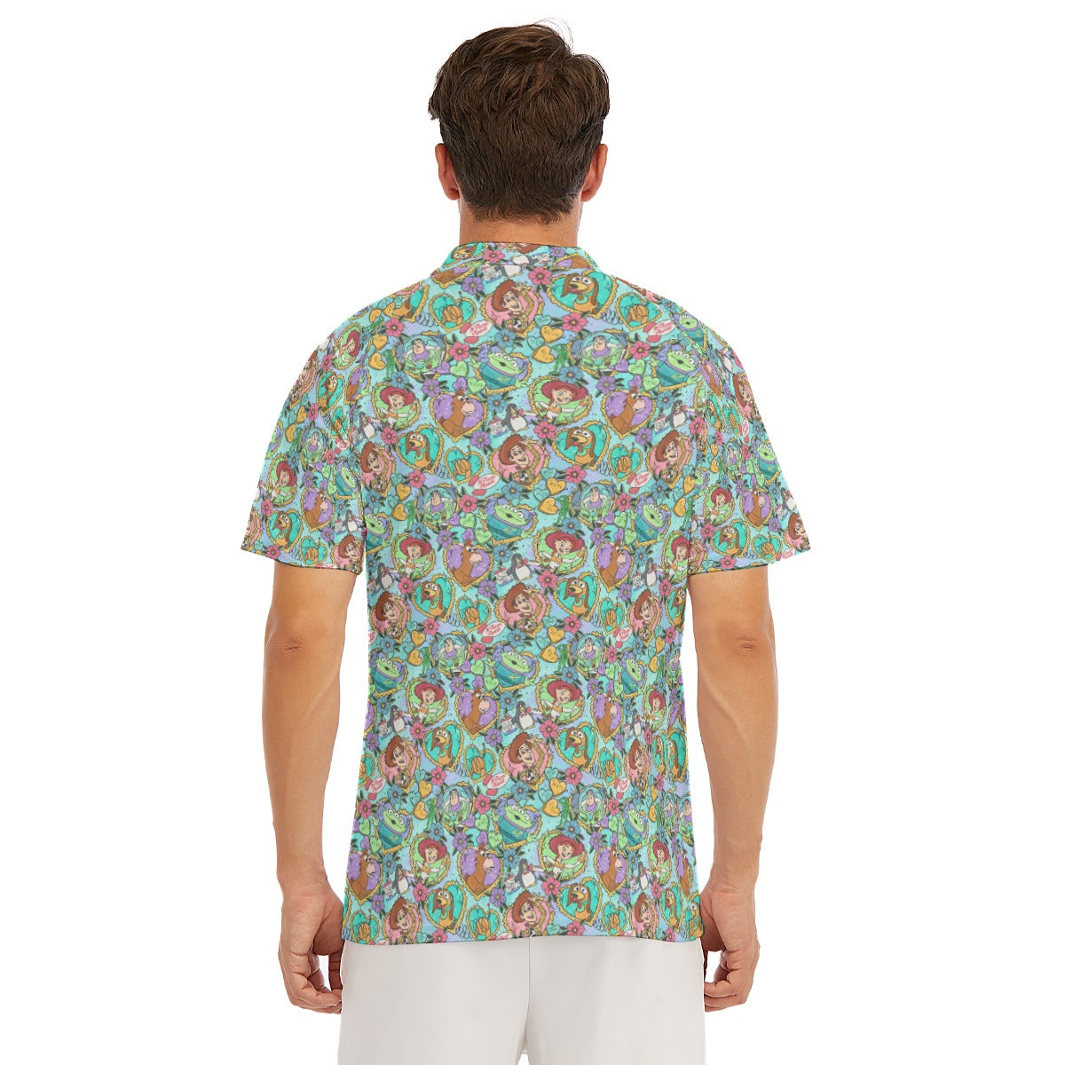 Tattoo Hearts Space Cowboys & Friends - Men's Polo Shirt
