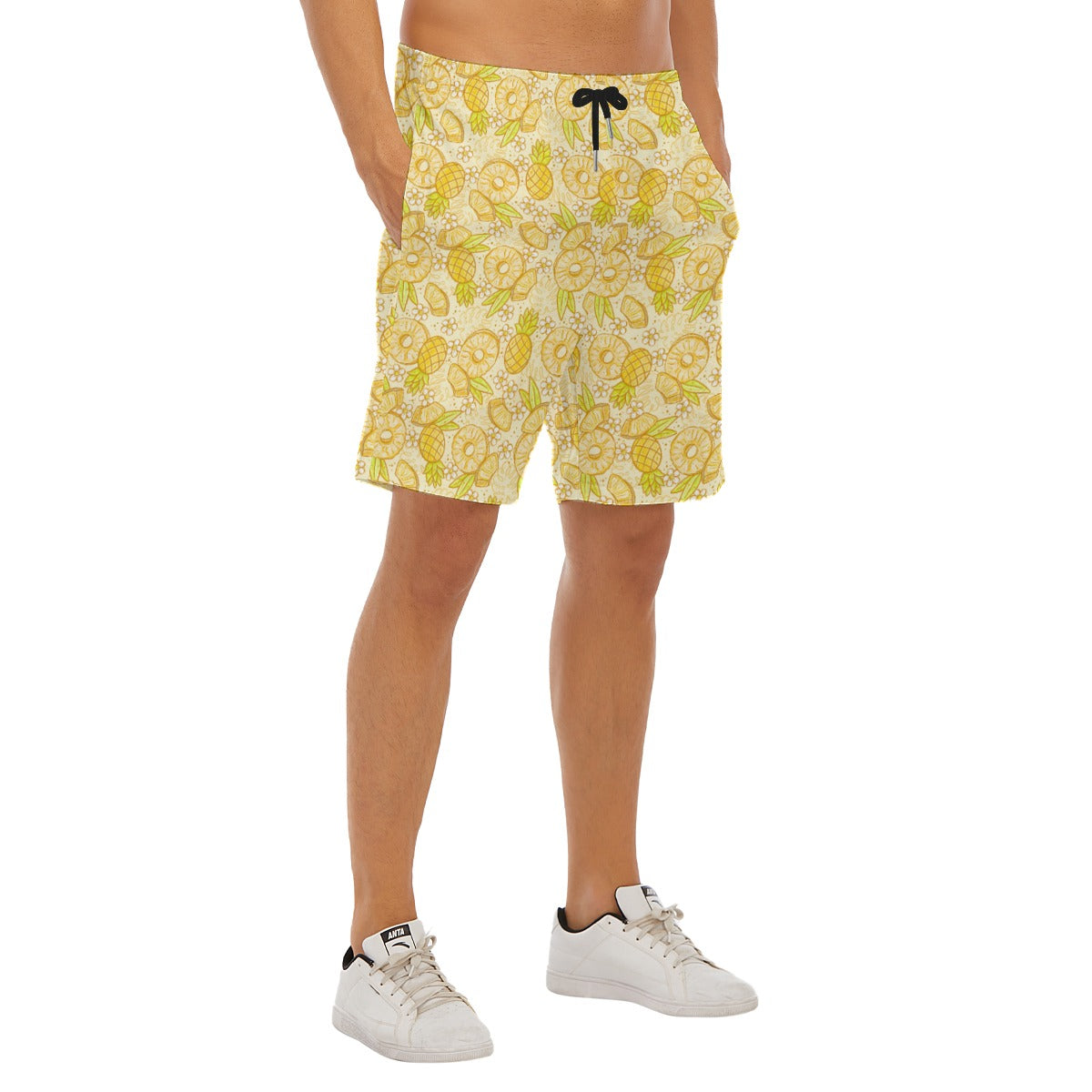 Summer Fruits - Pineapple - Men’s Pocket Beach Shorts