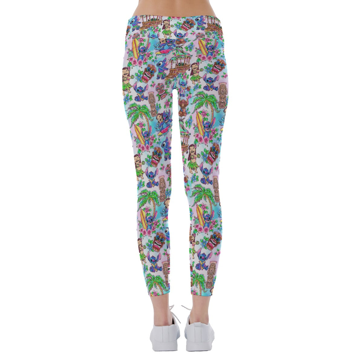 Bright Island Chaos Hand Drawn - Women's Yoga Leggings