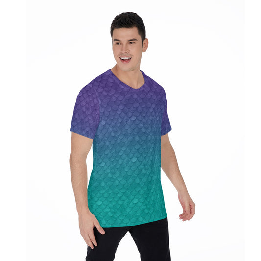 Dreamy Mermaid Scales - Men's Short Sleeve T-Shirt
