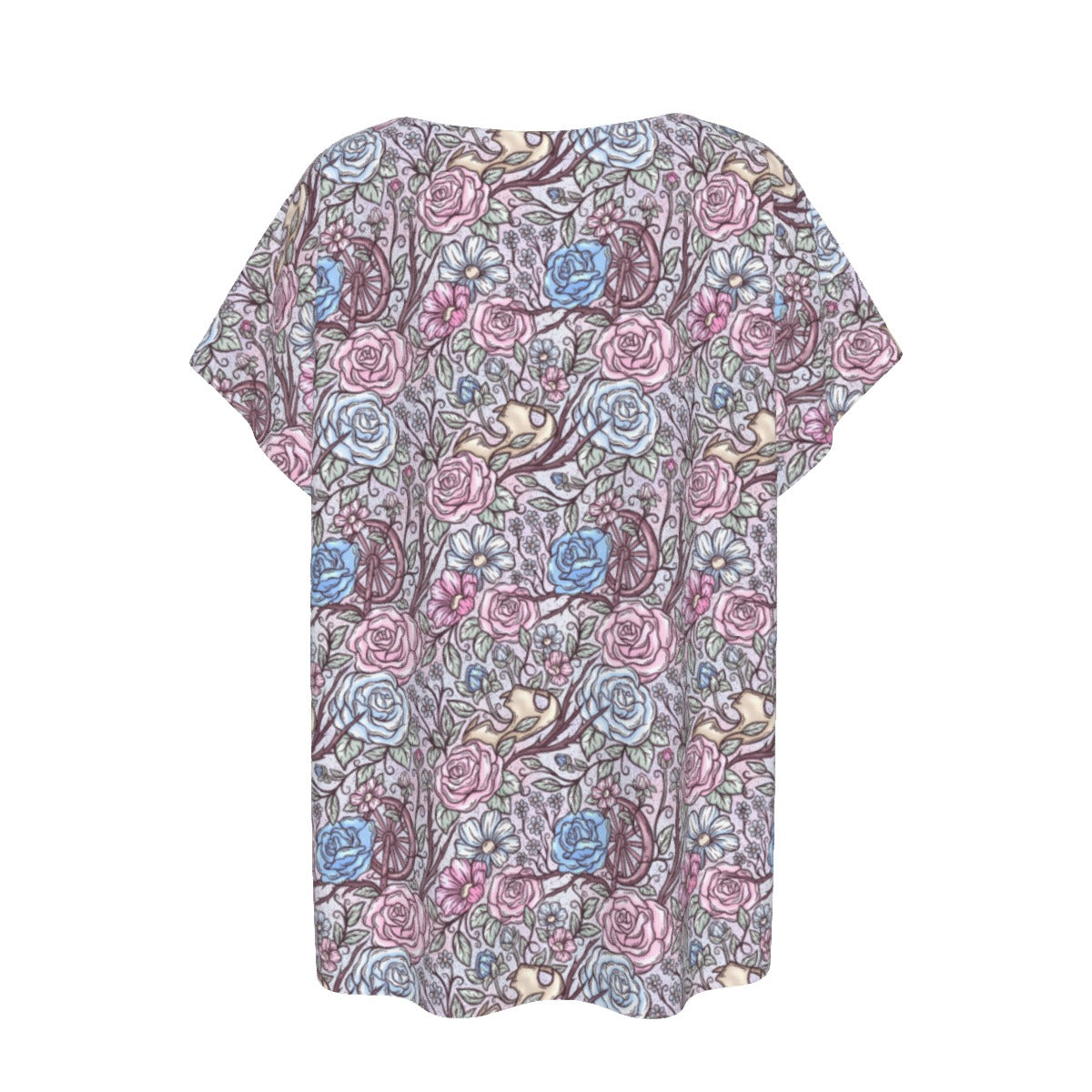 Fairytale Florals – Sleeping Enchantment - Women’s Relaxed Fit Scoop Tee