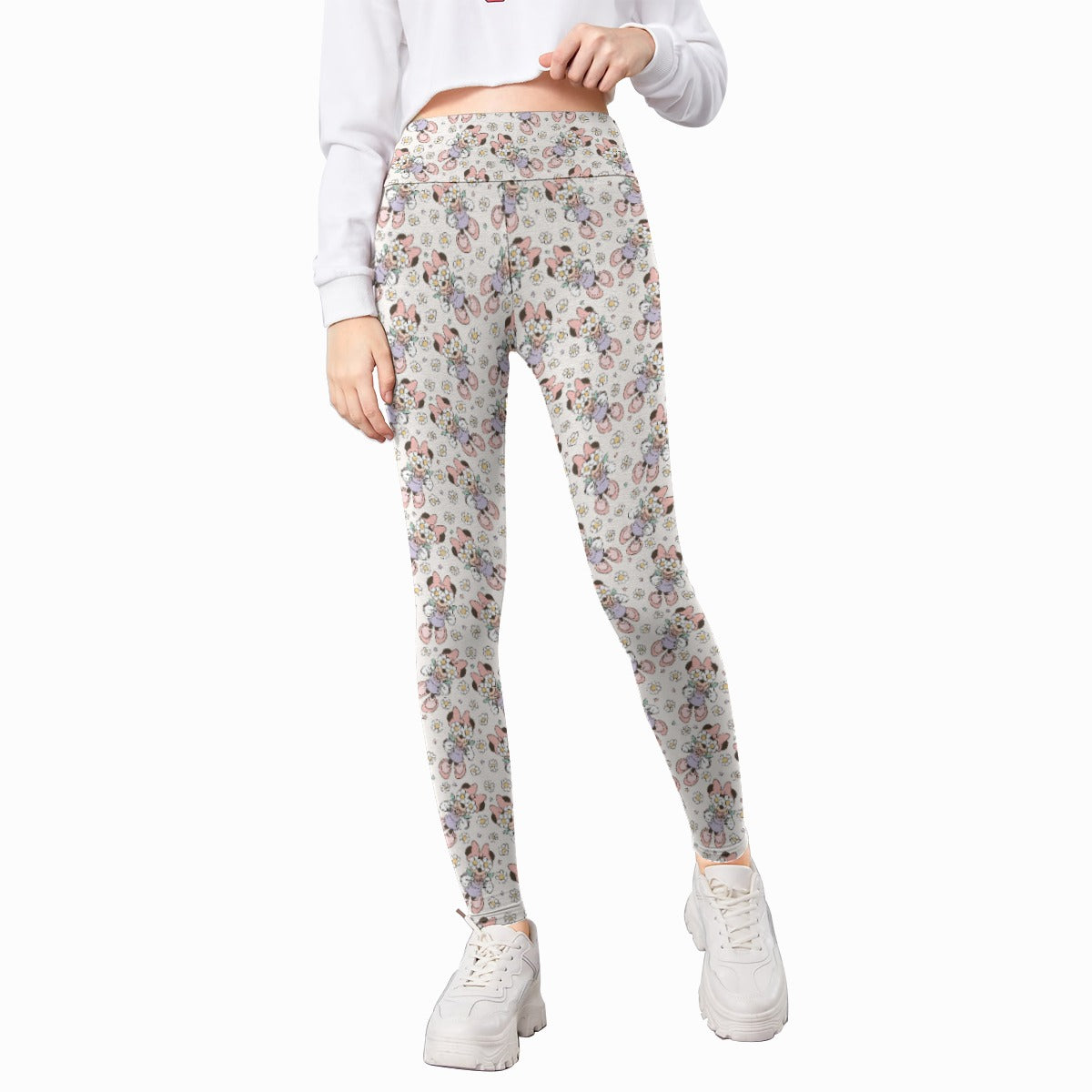 Daisy Crown Delight - Kid's Leggings