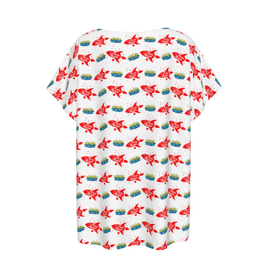 Galactic Rocket Party - Women’s Relaxed Fit Scoop Tee