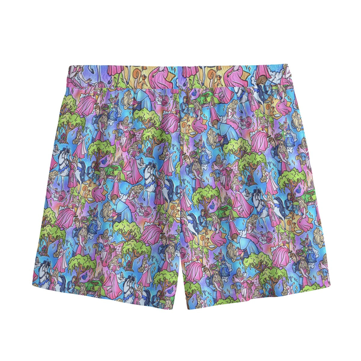 Dreaming Princess Storybook Scenes - Men’s Pocket Sports Shorts