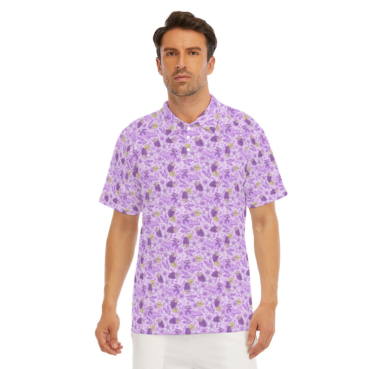 Fruitimals - Blackberry Axolotls - Men's Polo Shirt
