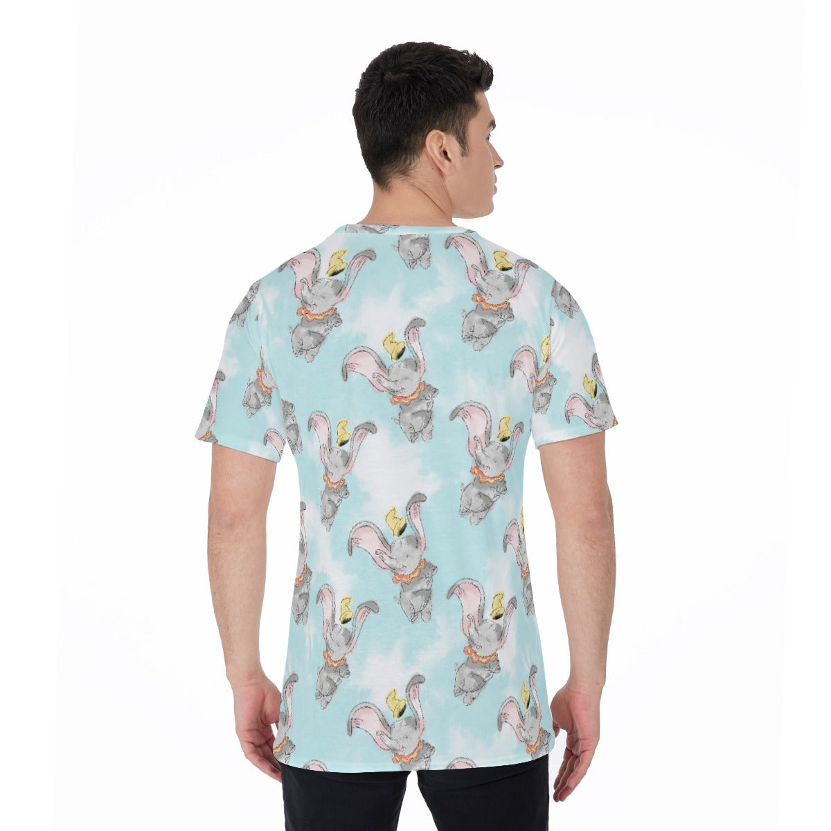 Sketch of Flying Elephant - Men's Short Sleeve T-Shirt