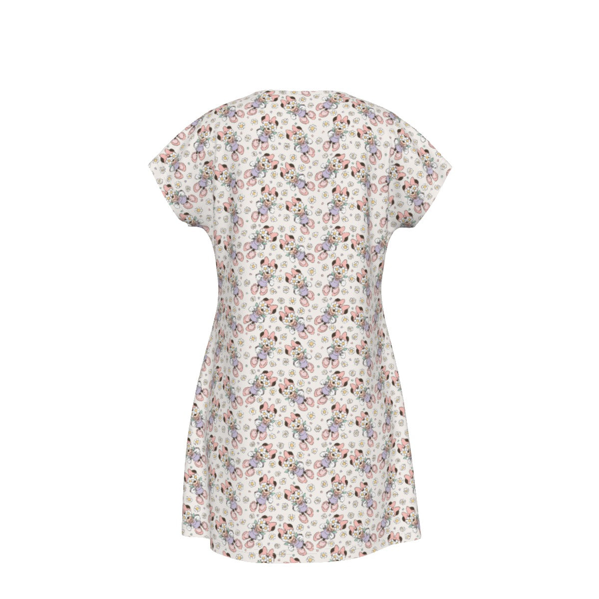 Daisy Crown Delight - Women's T-Shirt Dress