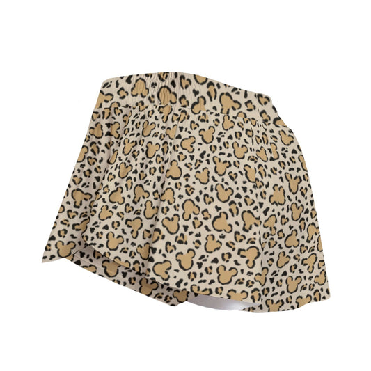 Mouse Ears Animal Print - Women's Flowy Pocket Shorts