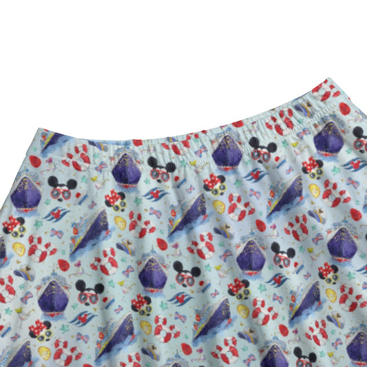 DCL Cruise Style Adventure - Women’s Pocket Midi Skirt