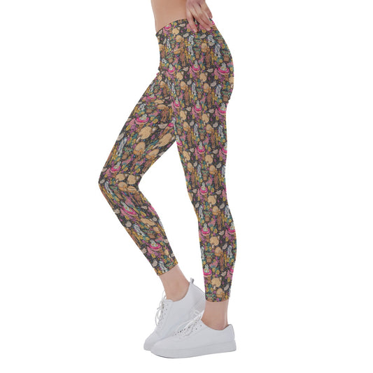 Tropical Space Squad - Women's Yoga Leggings