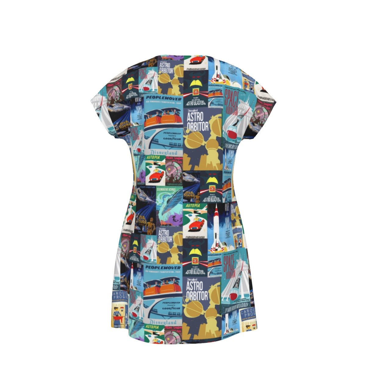 Vintage Tomorrow Ride Posters - Women's T-Shirt Dress