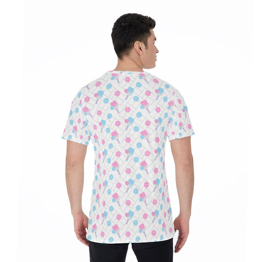 Pickleball Court Spin - Men's Short Sleeve T-Shirt