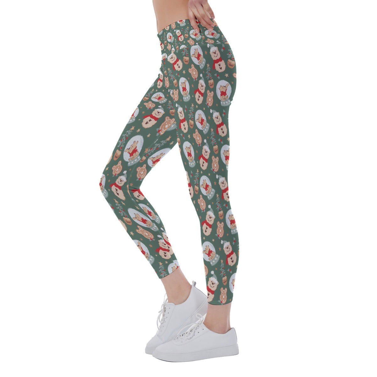 Bear's Honey Snowglobes - Women's Yoga Leggings