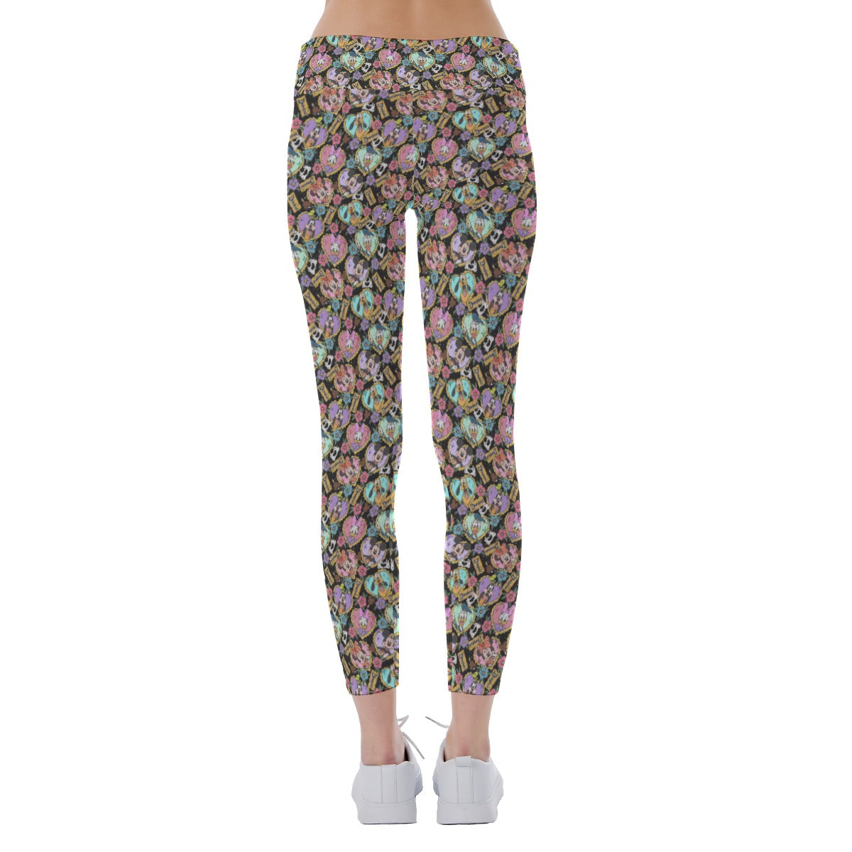 Tattoo Hearts Classic Crewends - Women's Yoga Leggings