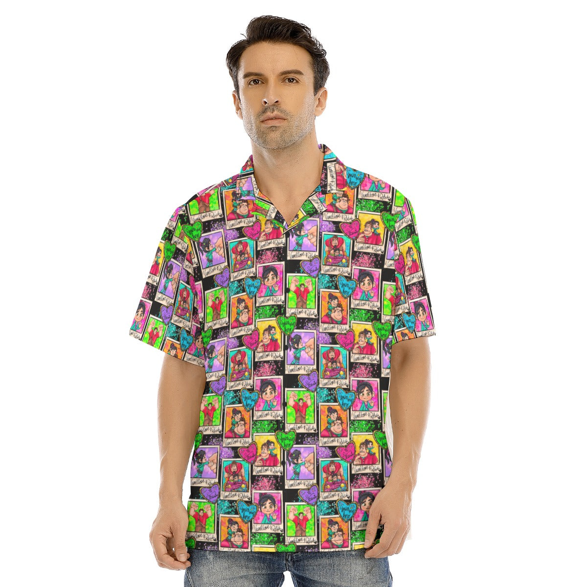 You're My Hero - Men's Hawaiian Button Up Shirt