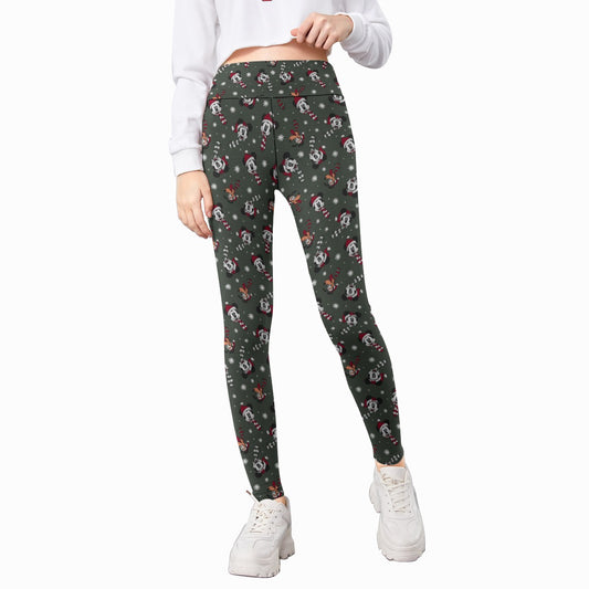 Vintage Holiday Friends - Kid's Leggings