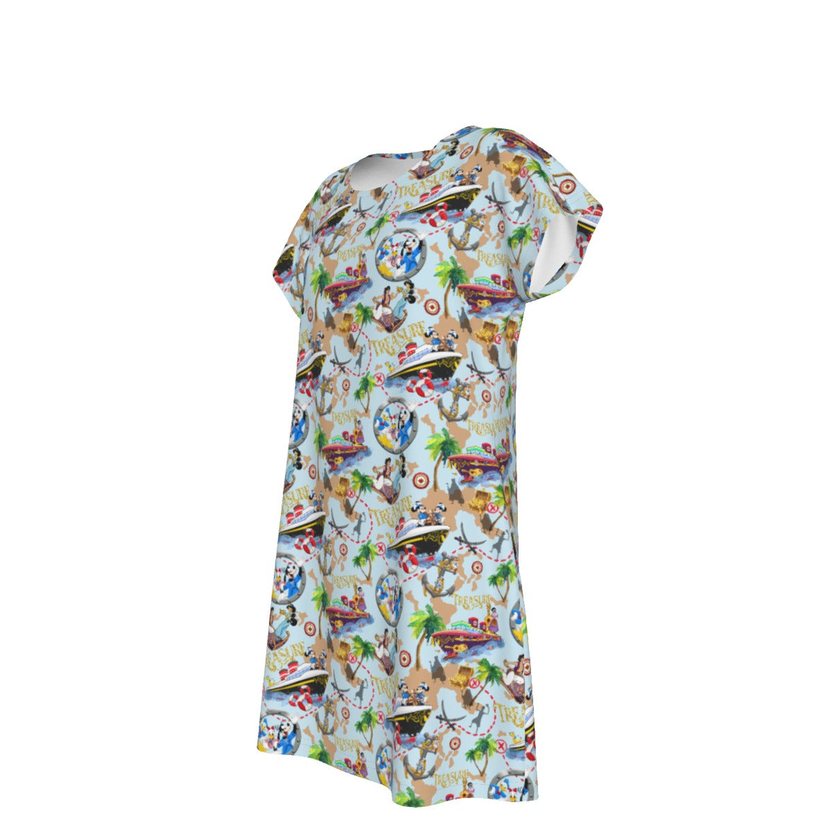 Treasure Voyage Cruise - Women's T-Shirt Dress